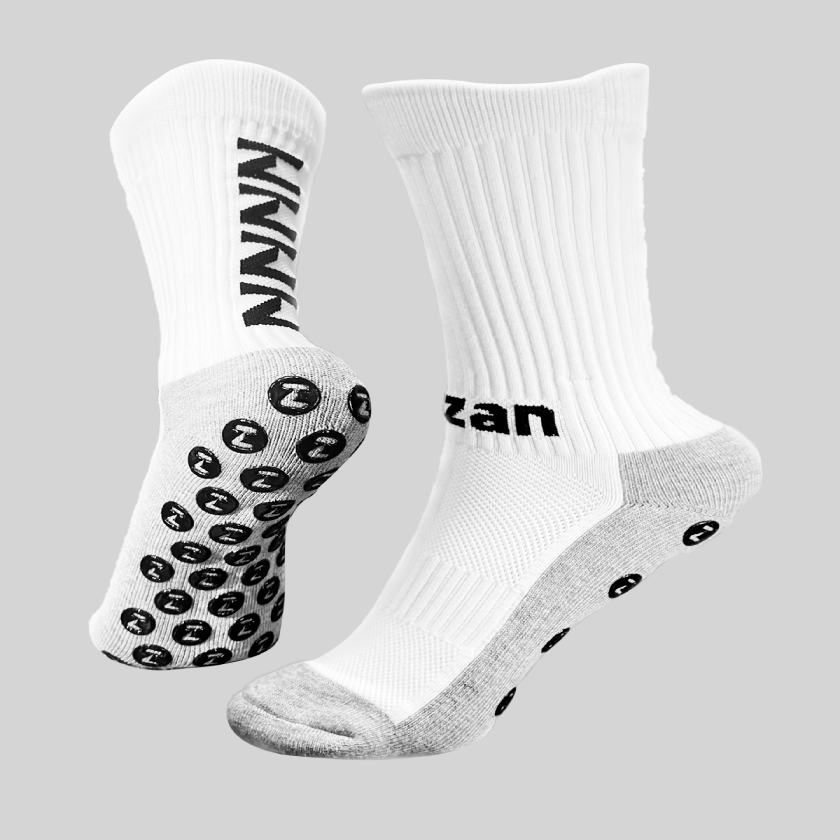 Medias Kelme Antideslizante Mizan Blancas Adulto