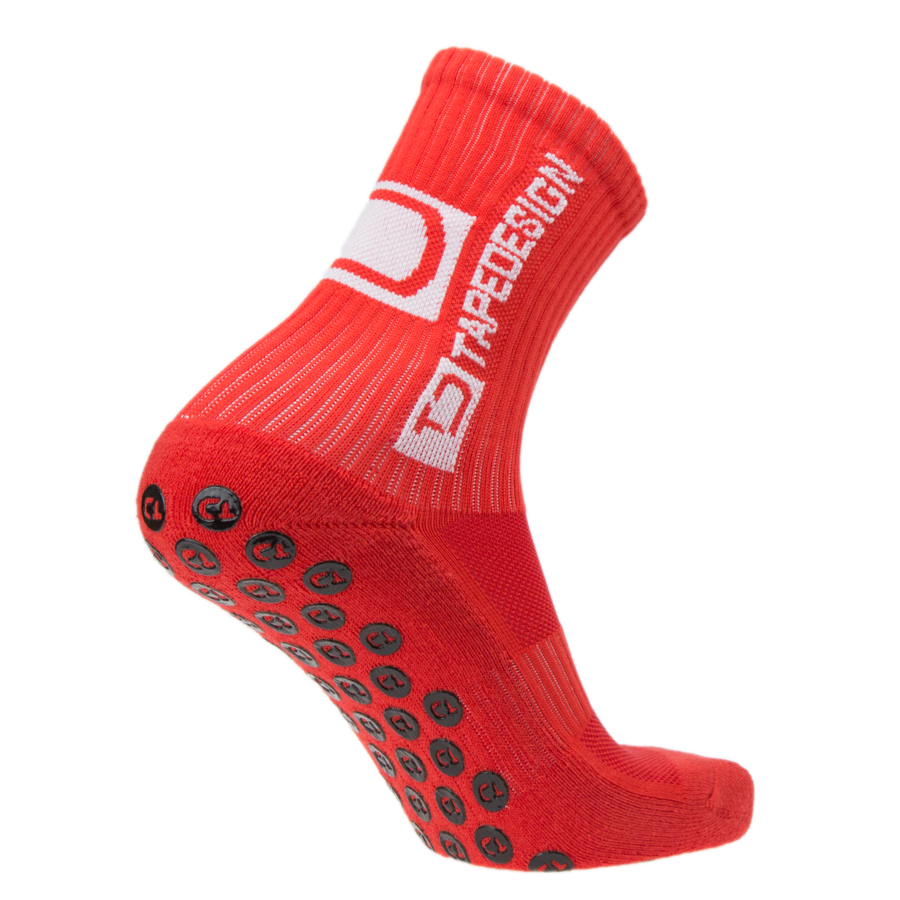 Calcetines Tapedesing Classic Antideslizantes Rojos Adulto Talla Unica