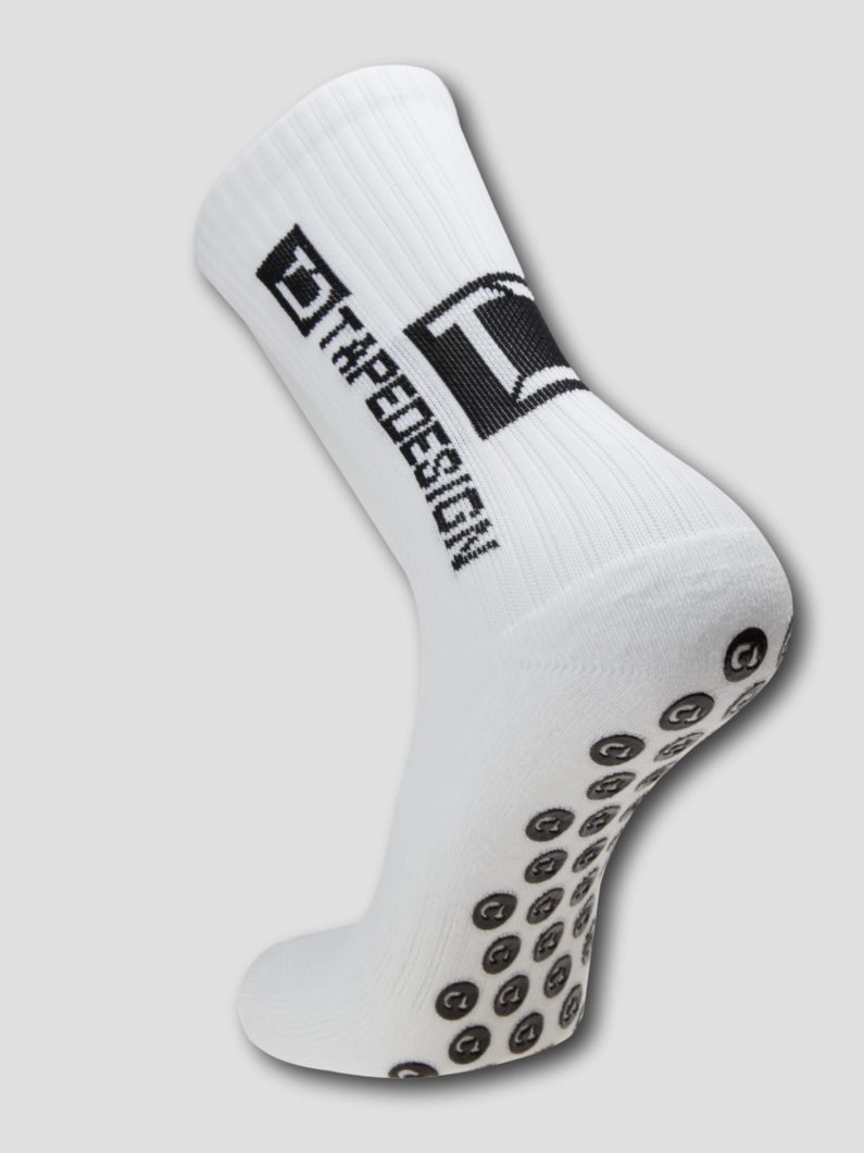 Calcetines Tapedesign Classic Antideslizantes Blancos Talla Unica Adulto