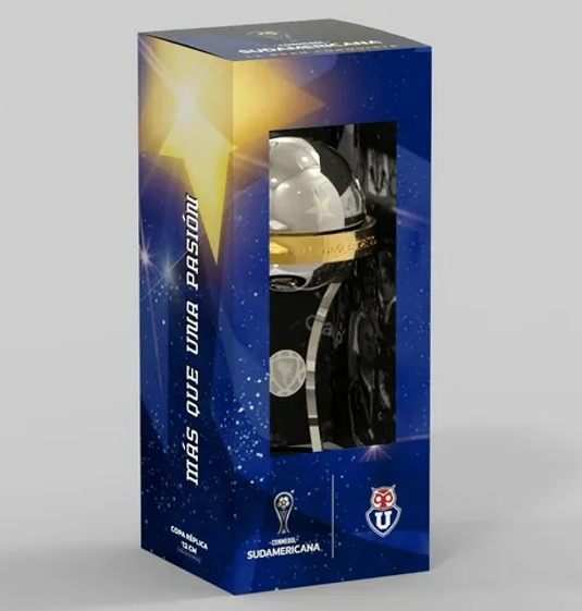 Copa Sudamericana Replica Oficial Universidad de Chile 12 Cm