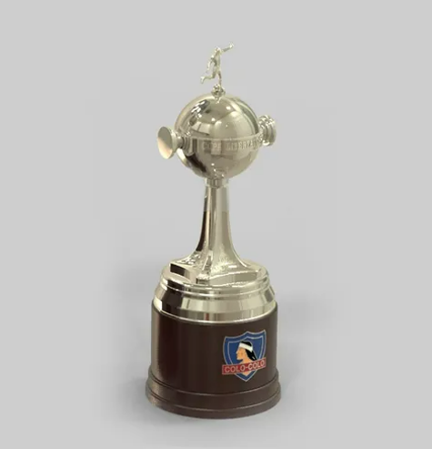 COPA LIBERTADORES REPLICA OFICIAL COLO COLO 22CM