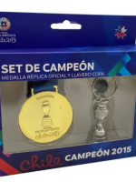 Set de Medalla y Llavero Copa Am??rica 2015 Chile