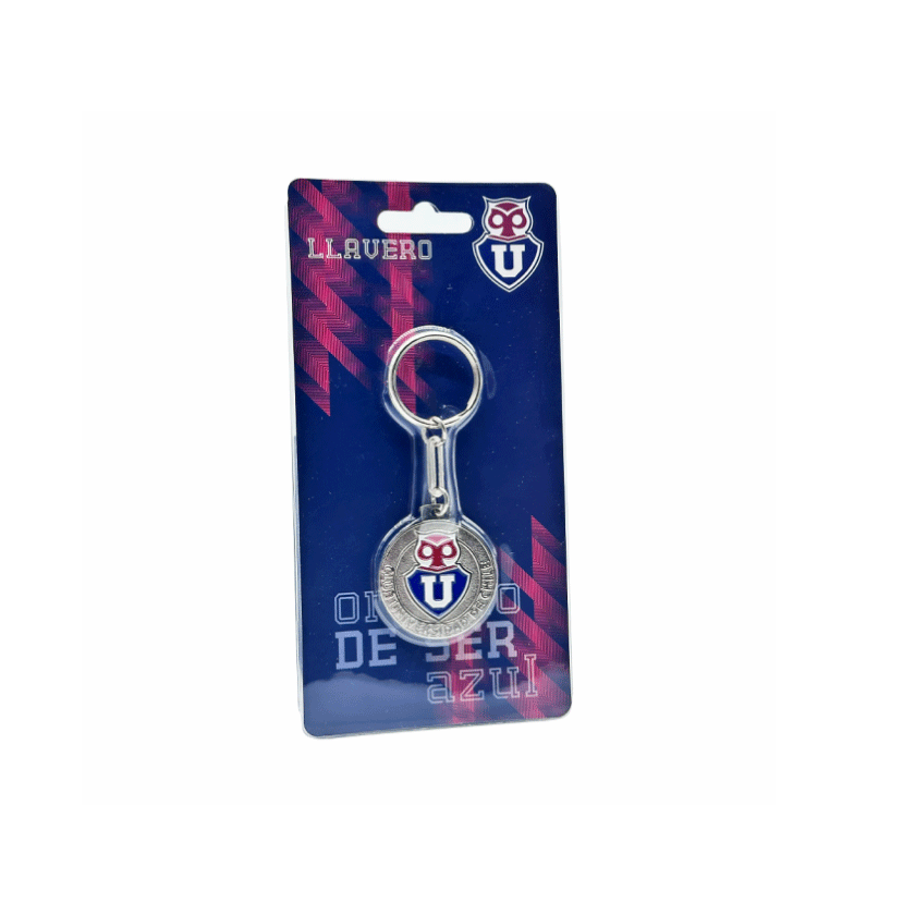 Llavero Plano Escudo Universidad de Chile ST