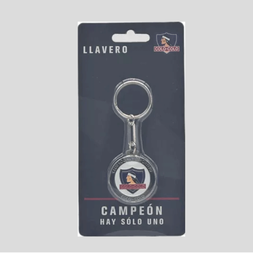 Llavero Plano Escudo Colo Colo ST