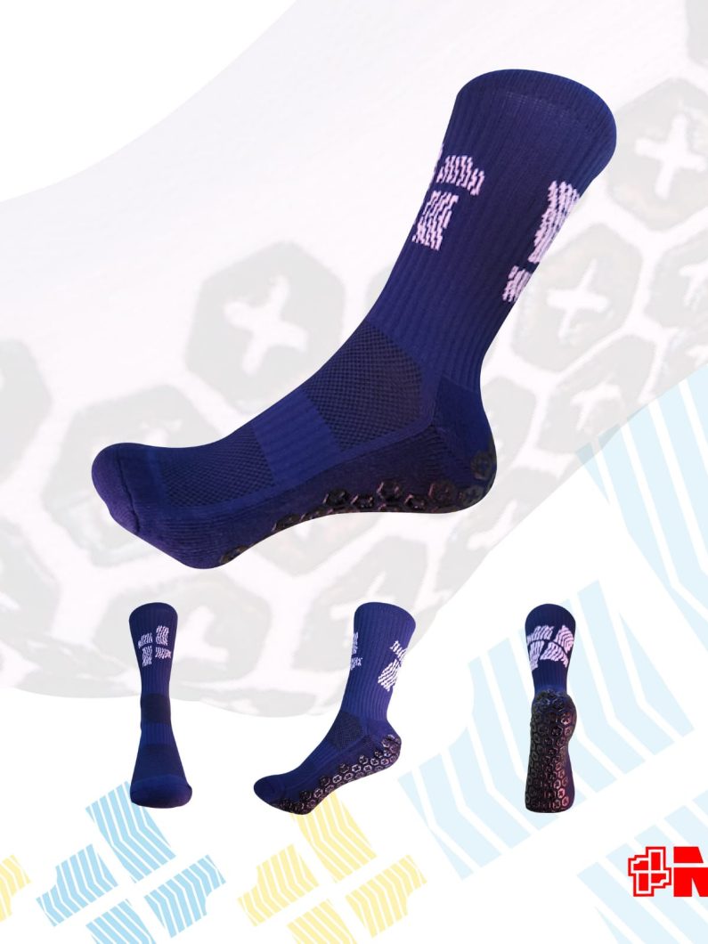 Medias Antideslizante MS1 Azul Marino Adulto