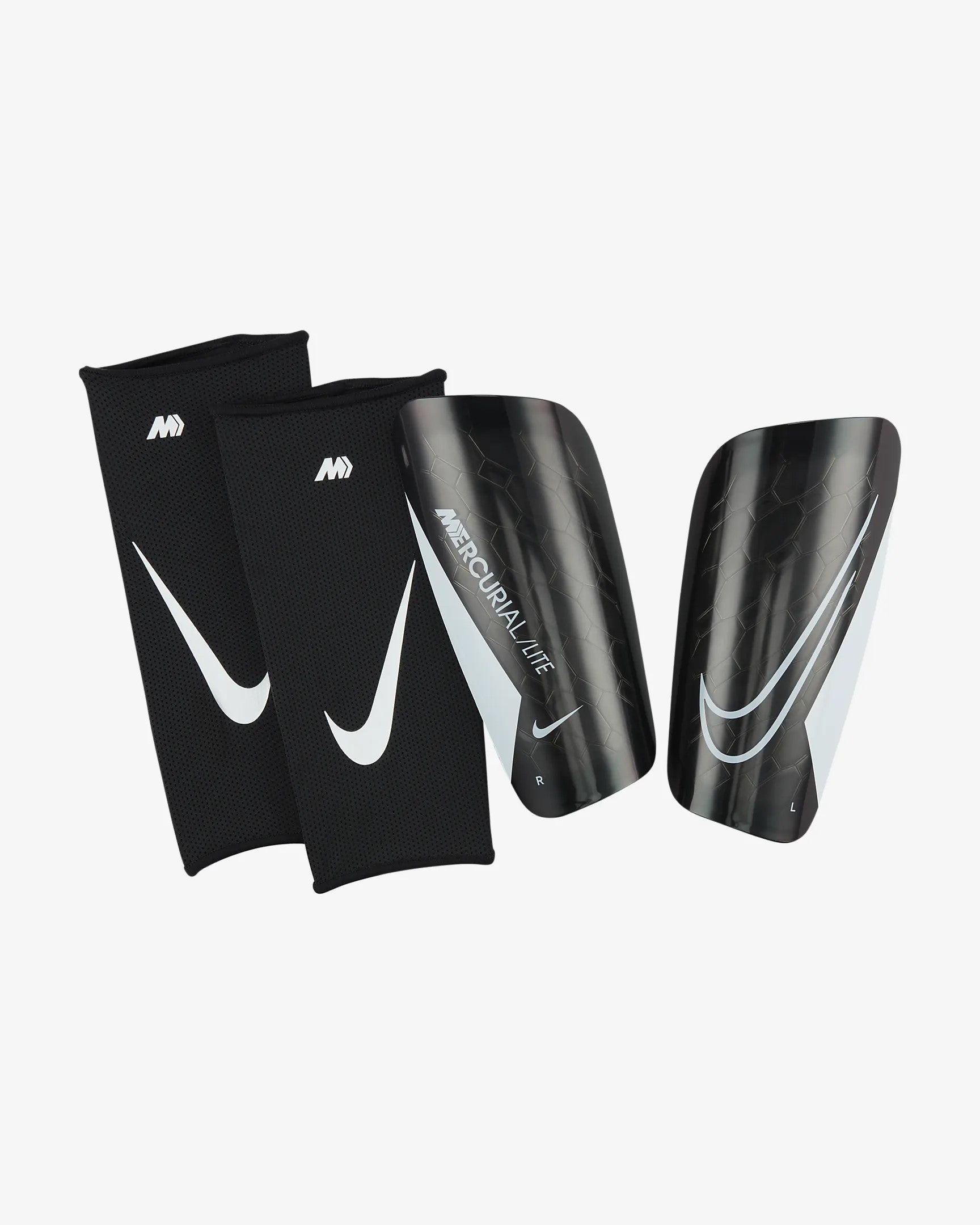 Canilleras Nike Mercurial Lite Negra Adulto