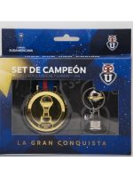 Set de medalla y llavero Copa Sudamericana Universidad de Chile