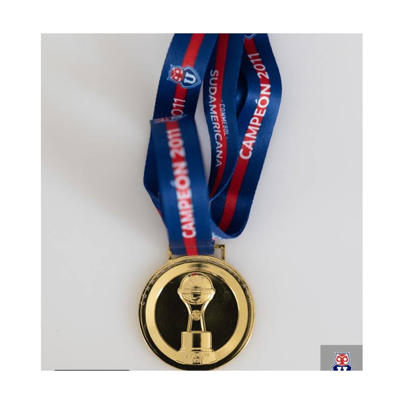Set de medalla y llavero Copa Sudamericana Universidad de Chile
