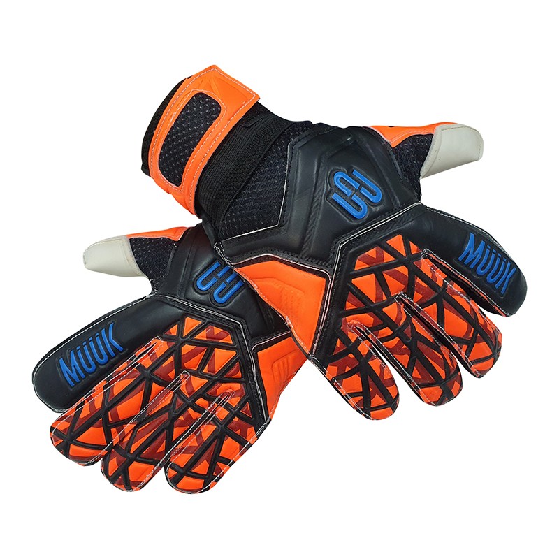 Guantes de Arquero Muuk Negro/Naranja Adulto