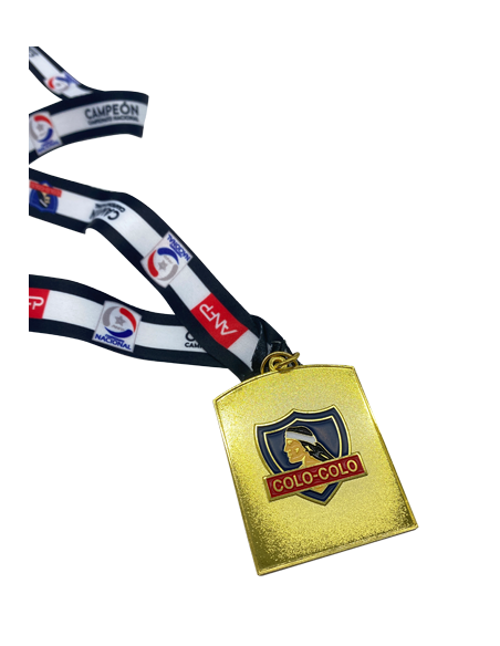 Set de medalla y llavero Copa Huemul Colo Colo