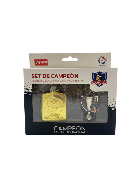 Set de medalla y llavero Copa Huemul Colo Colo